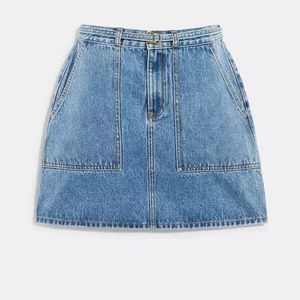Coach Denim Skirt